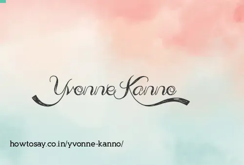 Yvonne Kanno