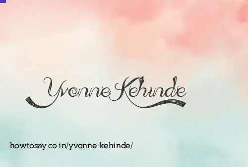 Yvonne Kehinde
