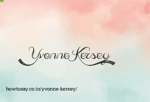 Yvonne Kersey
