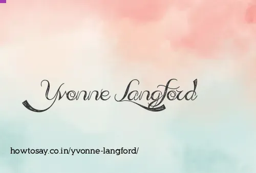 Yvonne Langford