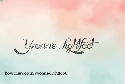 Yvonne Lightfoot