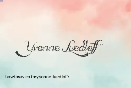 Yvonne Luedloff