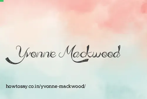 Yvonne Mackwood