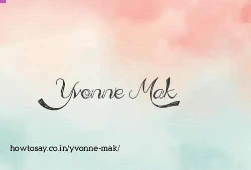 Yvonne Mak