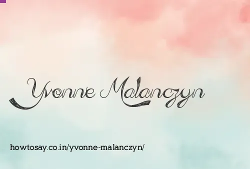 Yvonne Malanczyn