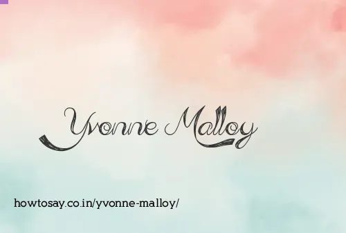 Yvonne Malloy