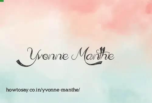 Yvonne Manthe