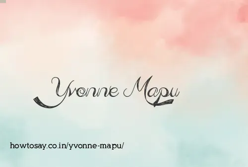 Yvonne Mapu