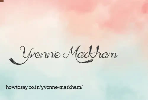 Yvonne Markham