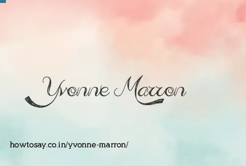 Yvonne Marron