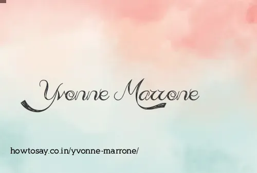 Yvonne Marrone
