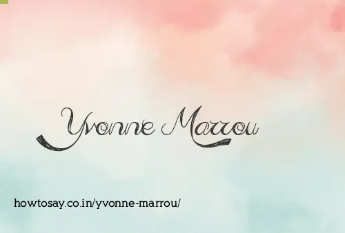 Yvonne Marrou