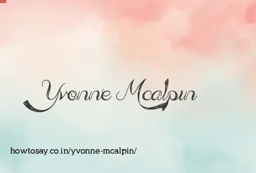 Yvonne Mcalpin