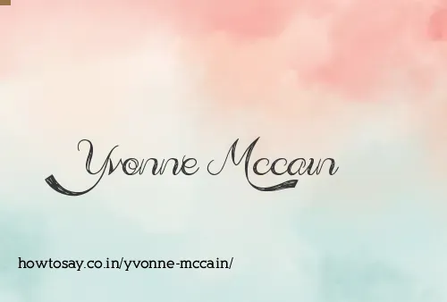 Yvonne Mccain