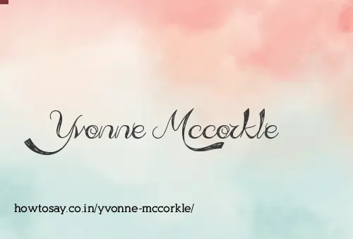 Yvonne Mccorkle