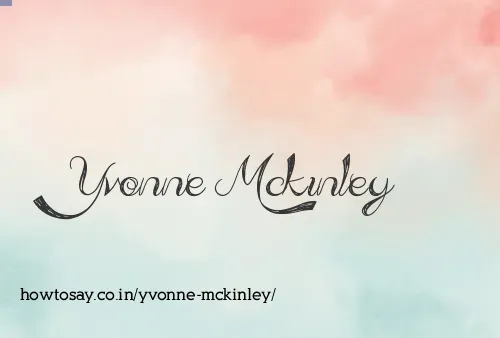 Yvonne Mckinley