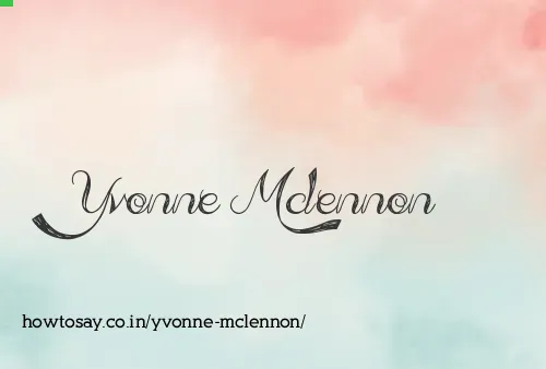 Yvonne Mclennon