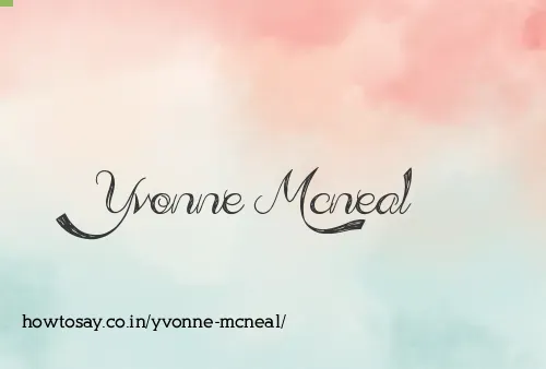Yvonne Mcneal
