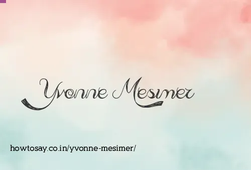 Yvonne Mesimer