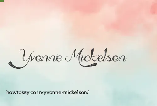 Yvonne Mickelson