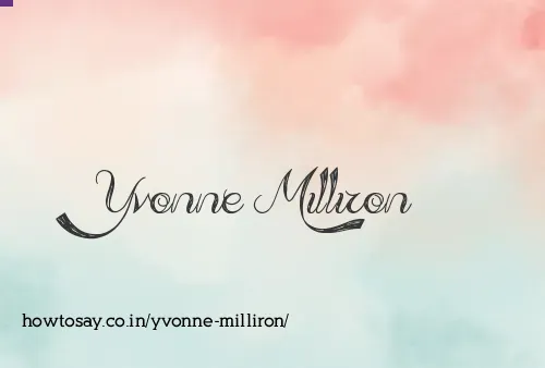 Yvonne Milliron