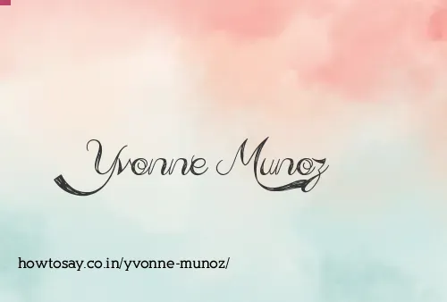 Yvonne Munoz