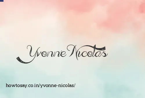 Yvonne Nicolas
