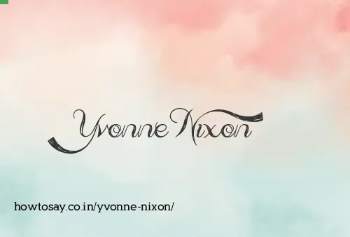 Yvonne Nixon