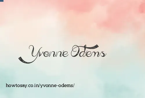 Yvonne Odems