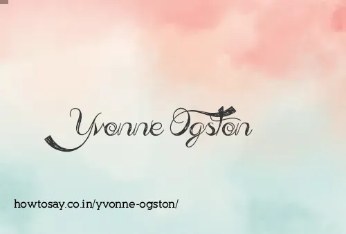 Yvonne Ogston