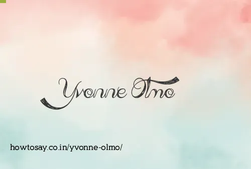 Yvonne Olmo