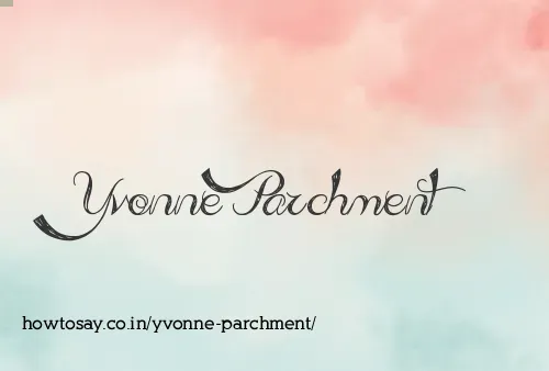 Yvonne Parchment