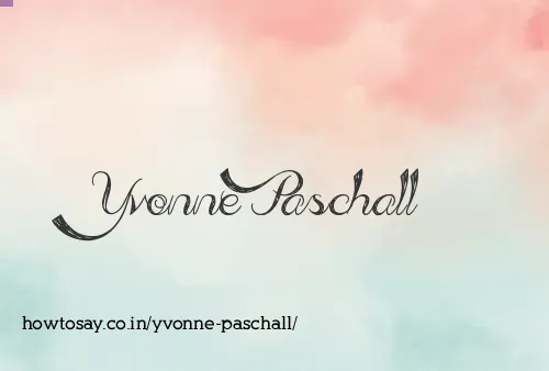 Yvonne Paschall