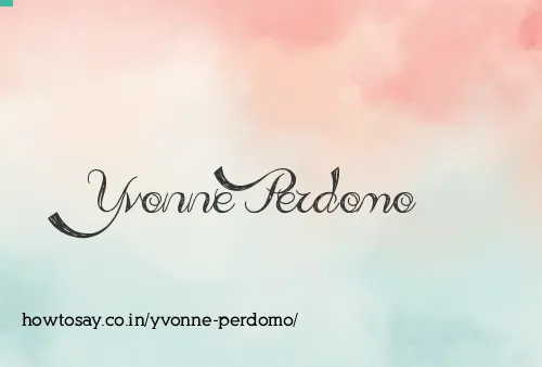Yvonne Perdomo