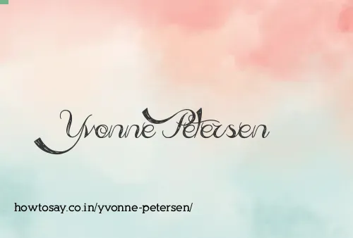 Yvonne Petersen