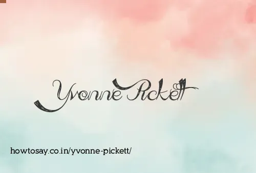 Yvonne Pickett