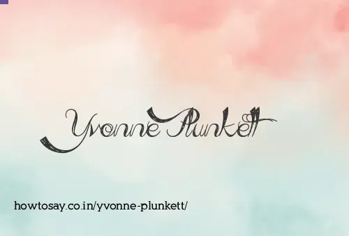 Yvonne Plunkett
