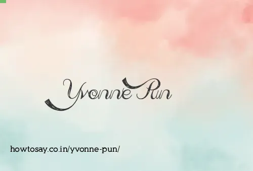 Yvonne Pun