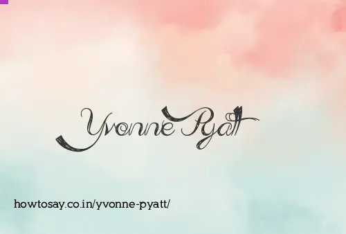 Yvonne Pyatt