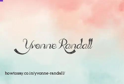 Yvonne Randall