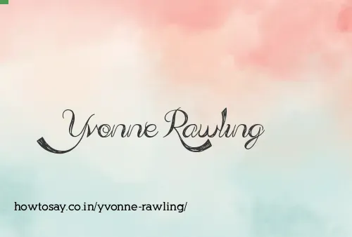 Yvonne Rawling