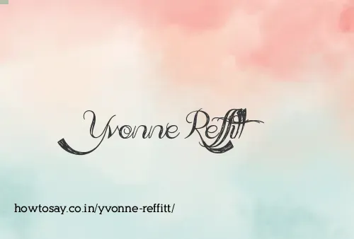 Yvonne Reffitt