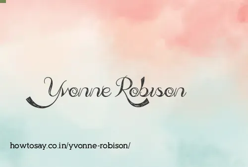 Yvonne Robison