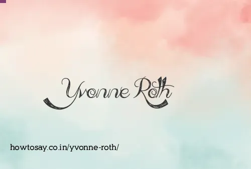 Yvonne Roth