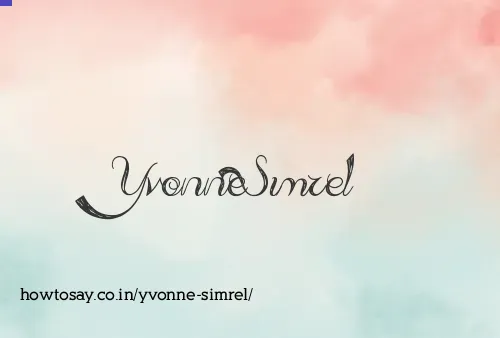 Yvonne Simrel