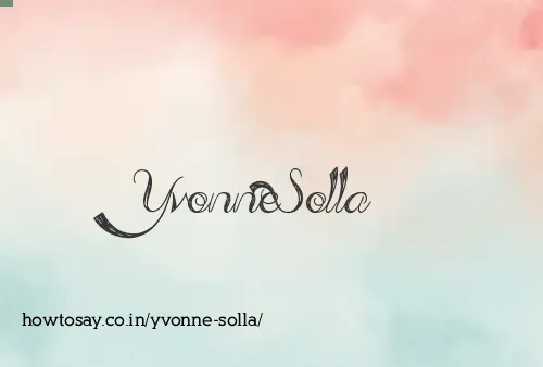 Yvonne Solla