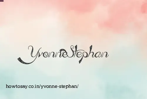 Yvonne Stephan