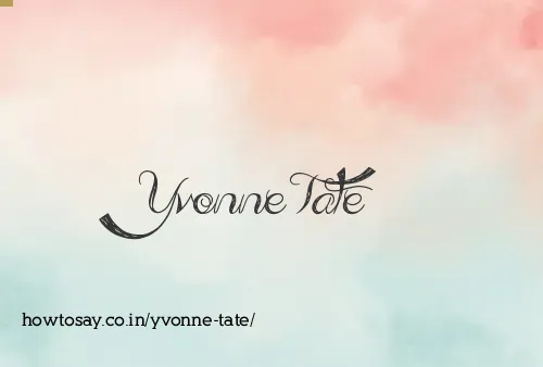 Yvonne Tate