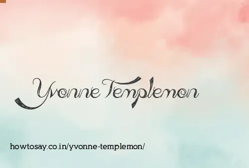 Yvonne Templemon