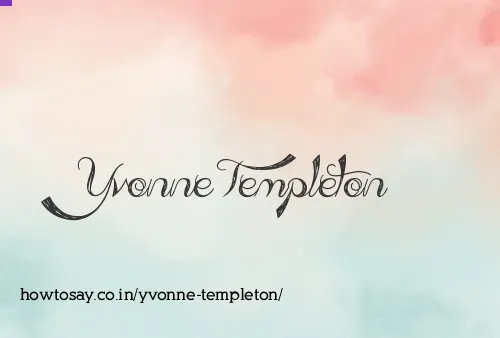 Yvonne Templeton